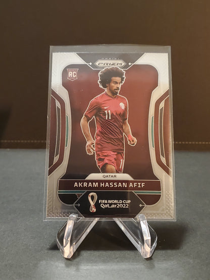 Akram Hassan Afif 2022 Panini Prizm World Cup Qatar RC #186