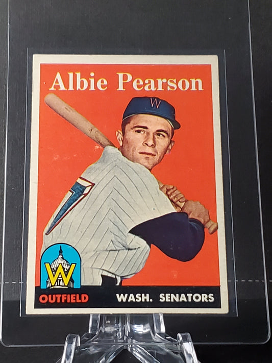 Albie Pearson 1958 Topps Baseball #317