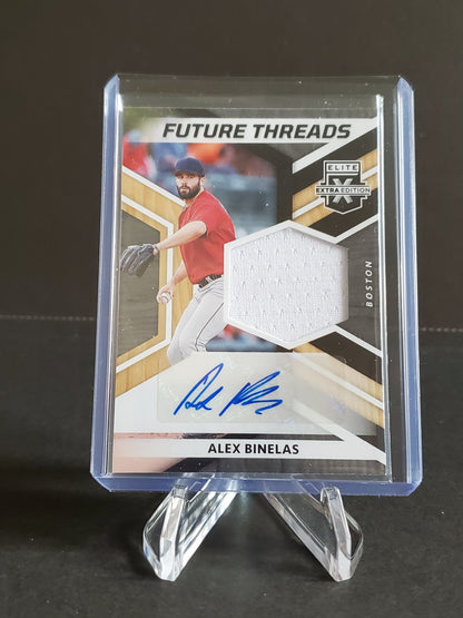 Alex Binelas 2022 Elite Extra Edition Future Threads Jersey AUTO #FTS-AB