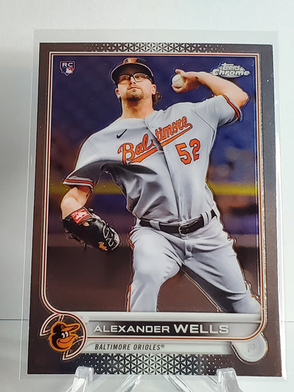 Alexander Wells 2022 Topps Chrome RC #49