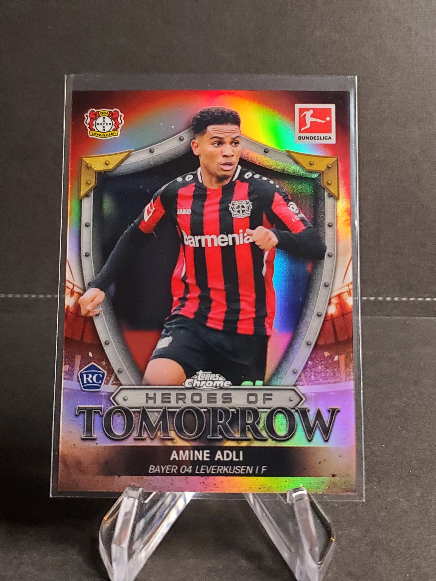 Amine Adli 2021-2022 Topps Chrome Bundesliga Heroes of Tomorrow RC #HT-AA