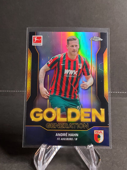 Andre Hahn 2021-2022 Topps Chrome Bundesliga Golden Generation #GG-AH