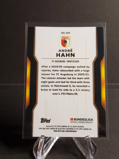 Andre Hahn 2021-2022 Topps Chrome Bundesliga Golden Generation #GG-AH