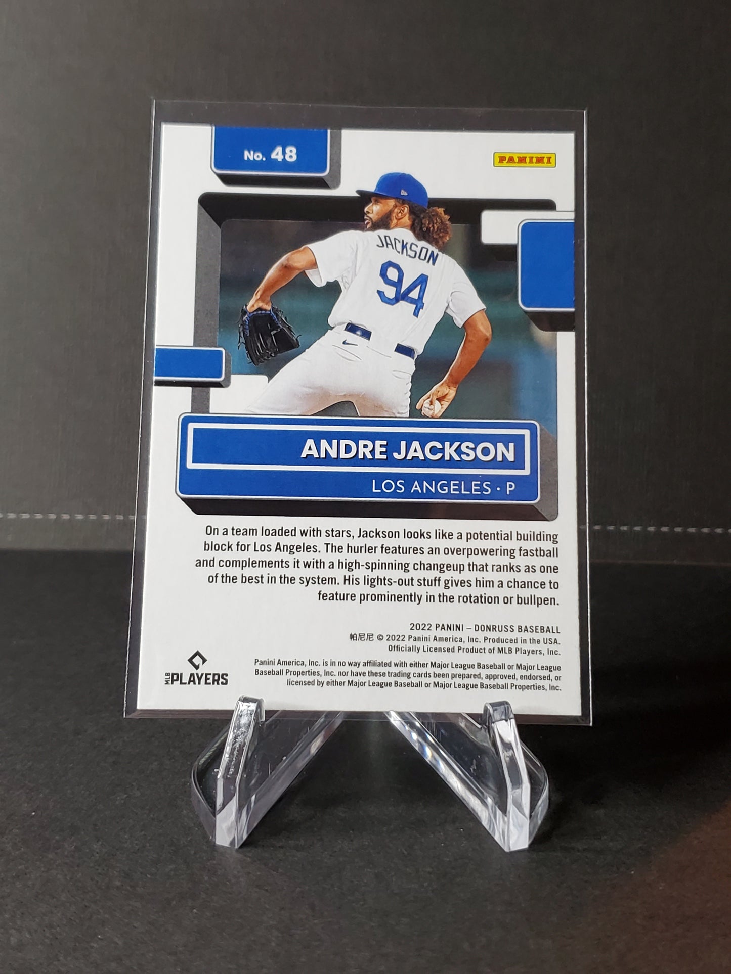 Andre Jackson 2022 Panini Donruss Baseball Rated Rookie #48