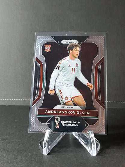 Andreas Skov Olsen 2022 Panini Prizm World Cup Qatar RC #66