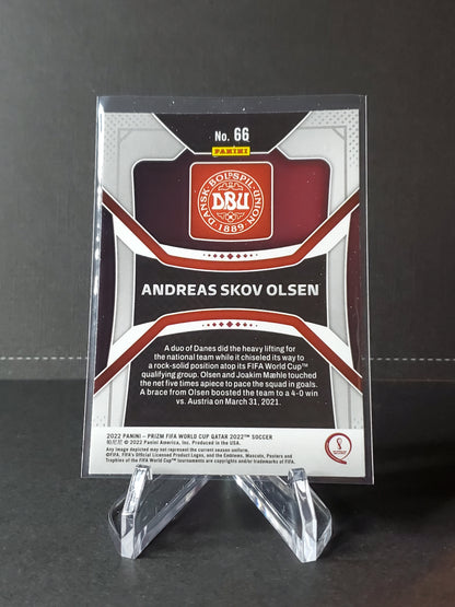 Andreas Skov Olsen 2022 Panini Prizm World Cup Qatar RC #66