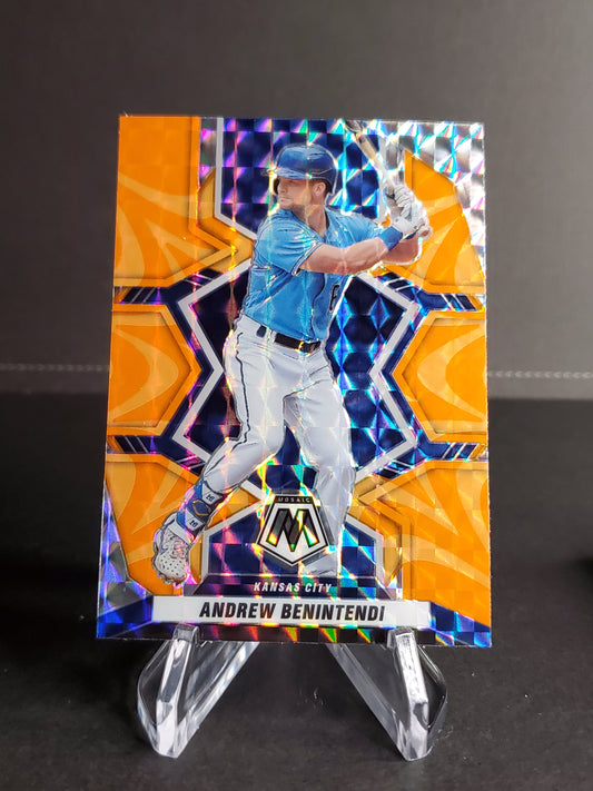 Andrew Benintendi 2022 Panini Mosaic Orange Prizm #100