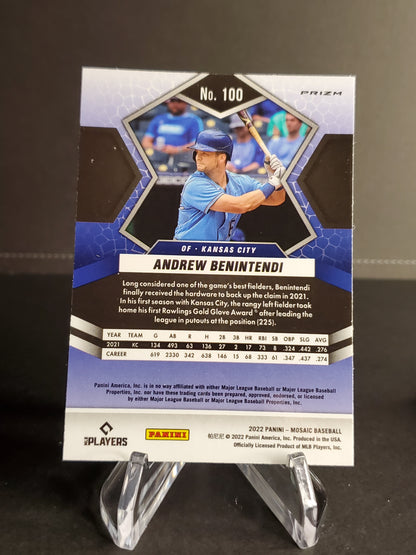 Andrew Benintendi 2022 Panini Mosaic Orange Prizm #100