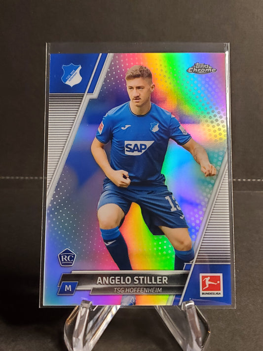 Angelo Stiller 2021-2022 Topps Chrome Bundesliga RC Refractor #49