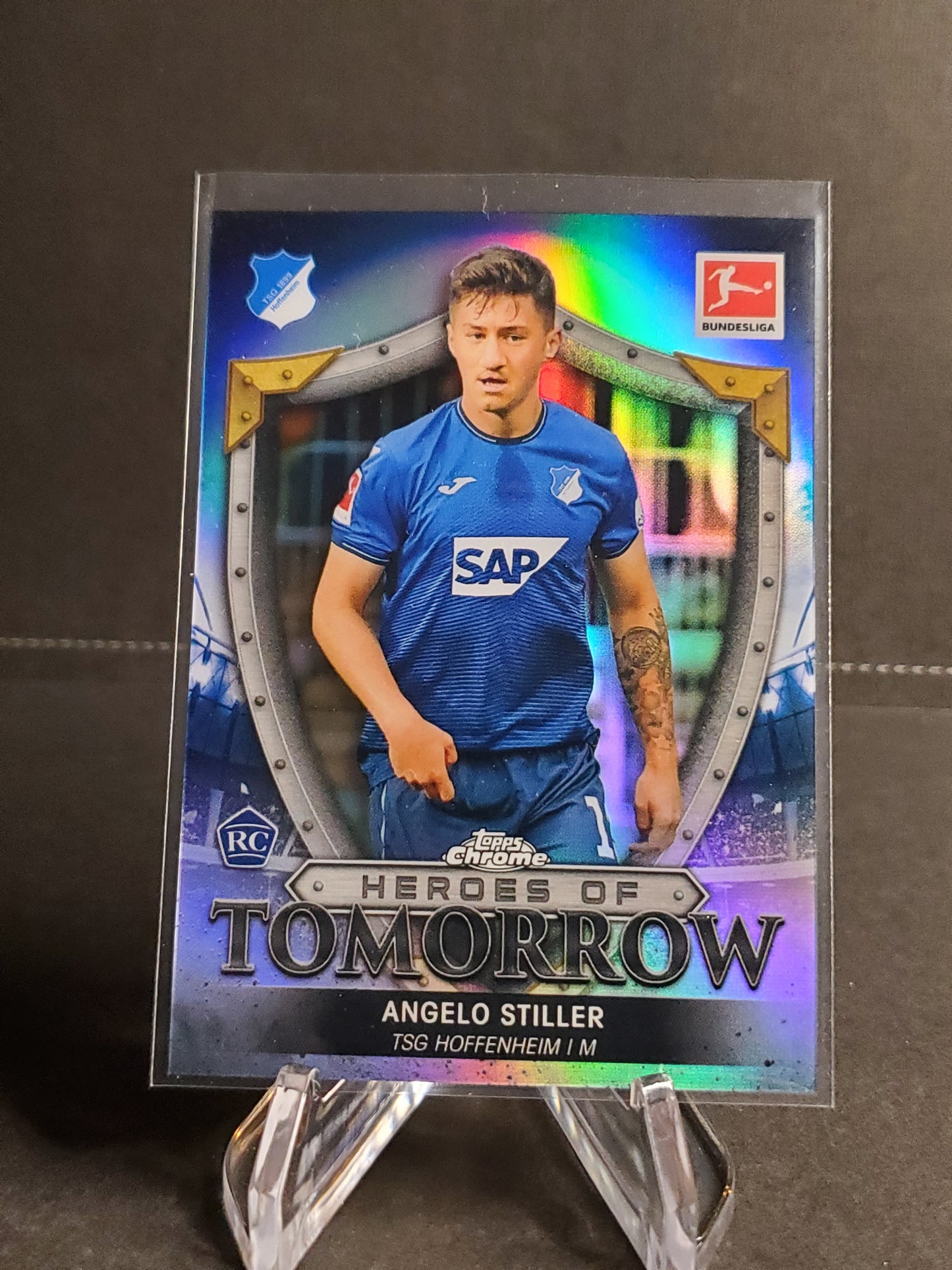 Angelo Stiller 2021-2022 Topps Chrome Bundesliga Heroes of Tomorrow RC #HT-AS