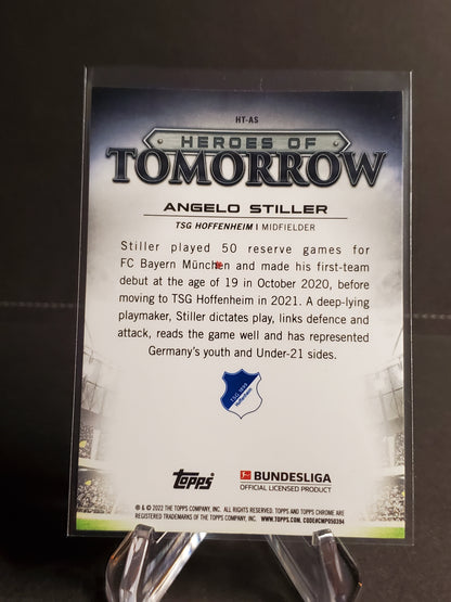 Angelo Stiller 2021-2022 Topps Chrome Bundesliga Heroes of Tomorrow RC #HT-AS