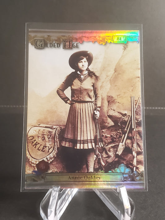 Annie Oakley 2022 Gilded Age Historic Autographs Foil 1 of 149