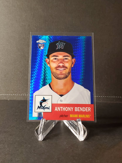 Anthony Bender 2023 Topps Chrome Platinum Blue Refractor RC #308