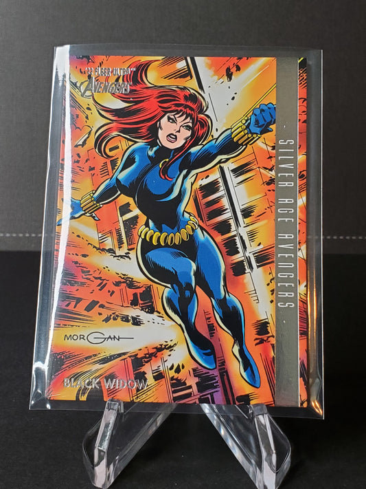 Black Widow 2022 Fleer Ultra Avengers Silver Age Avengers #102