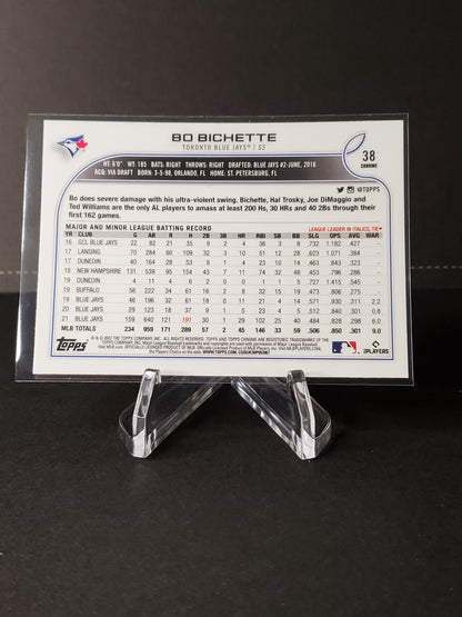 Bo Bichette 2022 Topps Chrome Pink Refractor #38