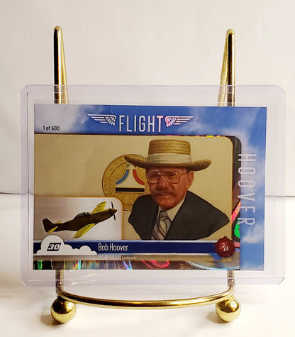 Bob Hoover - Flight Historic Autograph Parallel Insert #'d /600