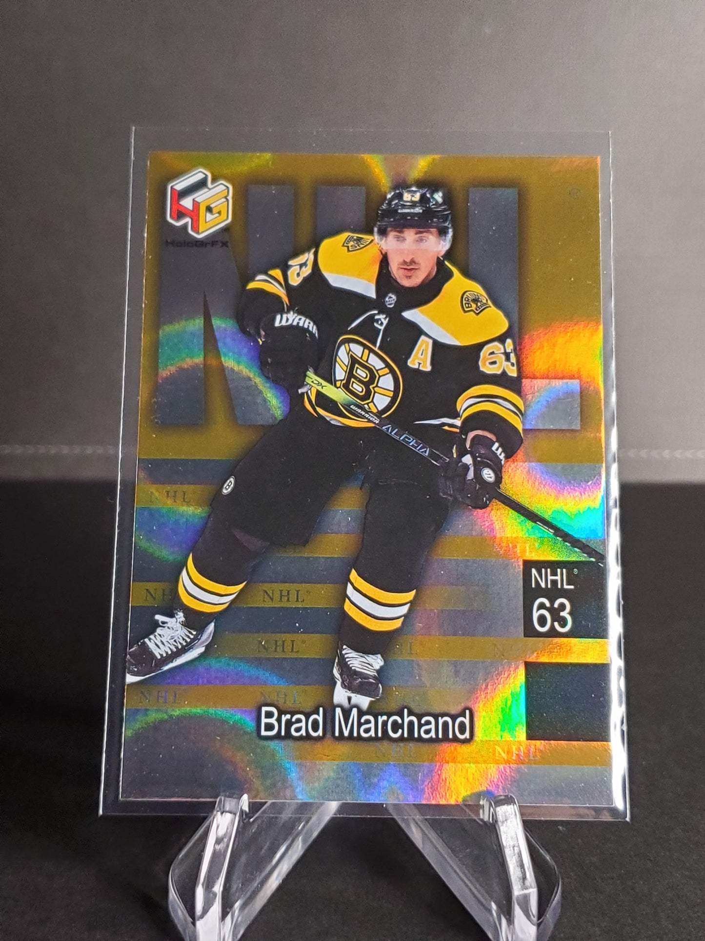 Brad Marchand 2020-21 Upper Deck Extended Series Hologrfx NHL #NHL-19