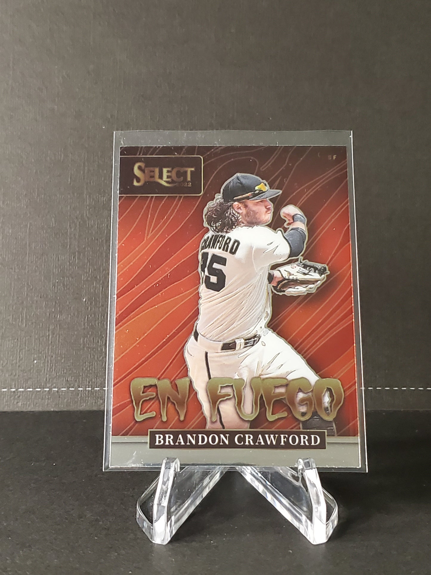 Brandon Crawford 2022 Panini Select Baseball En Fuego #EF23