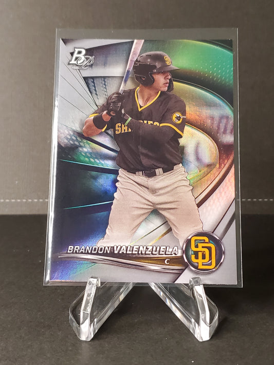 Brandon Valenzuela 2022 Bowman Platinum Top Prospect #TOP-69