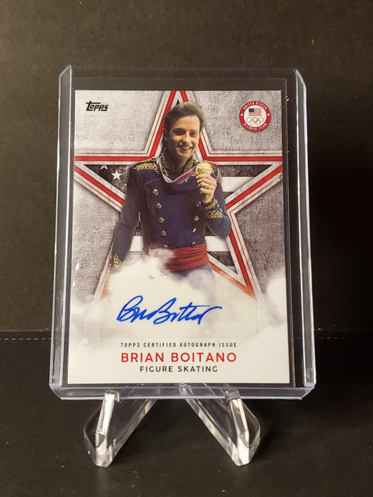 ULTRA RARE Brian Boitano 2018 Topps US Winter Olympics AUTO #OC-BB: #'d /100