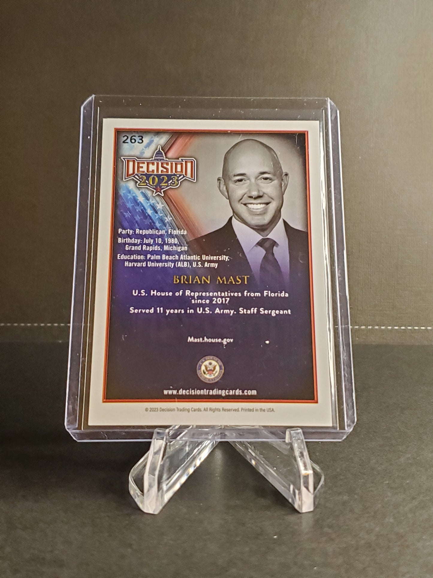 Brian Mast 2023 Leaf Decision Update Silver /23 #232