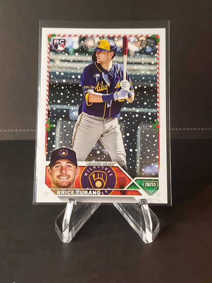 Brice Turang 2023 Topps Holiday Baseball RC #H52