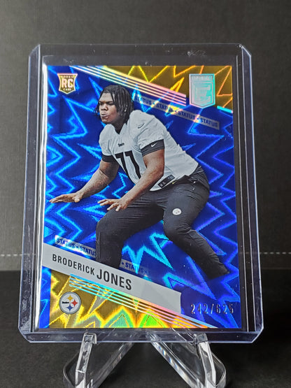 Broderick Jones 2023 Panini Donruss Elite - Status Explosion (RC) #108: /625