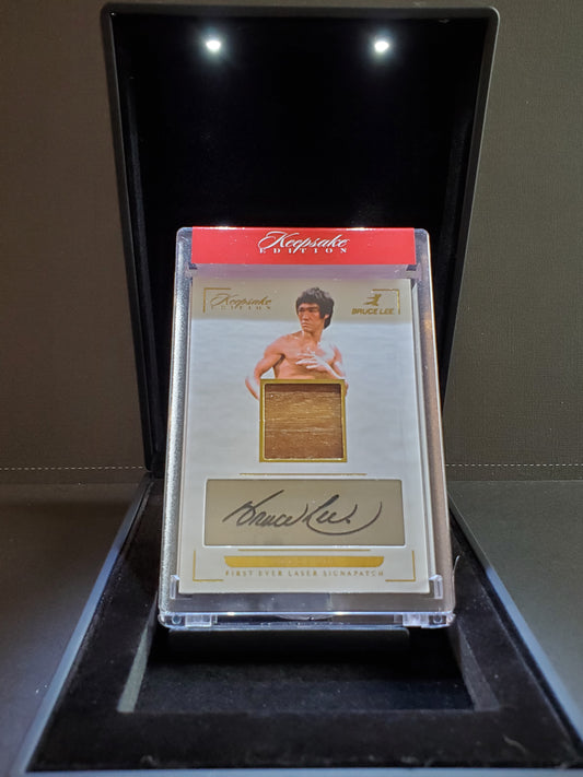 Bruce Lee 2024 Keepsake Edition 50th Anniversary First Ever Laser Signapatch Official Relic /99