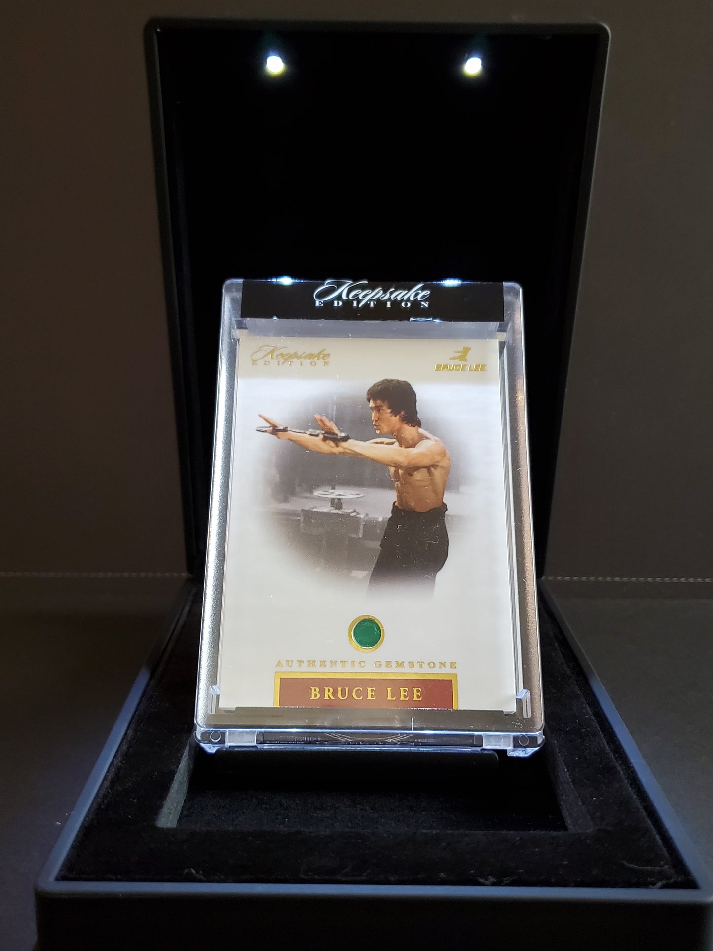 Bruce Lee 2024 Keepsake Edition 50th Anniversary Authentic 6mm Green Onyx /50