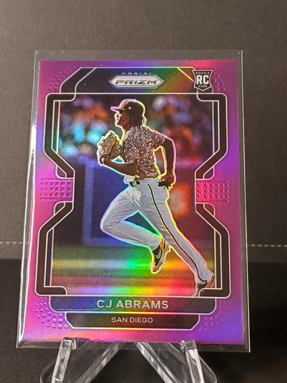 CJ Abrams 2022 Panini Purple Prizm RC #12