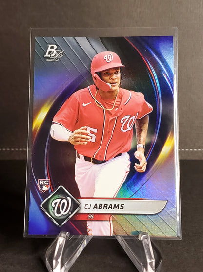 CJ Abrams 2022 Bowman Platinum RC #14