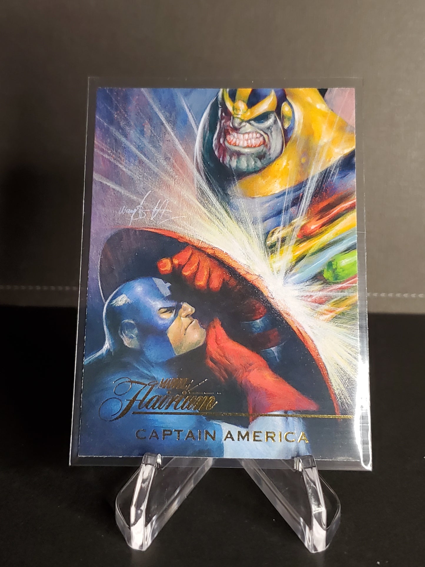 Captain America 2024 Marvel Flair Flairium Level 3 #FT-21