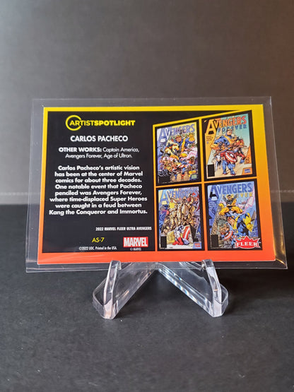 Carlos Pacheco 2022 Fleer Ultra Avengers Artist Spotlight #AS-7