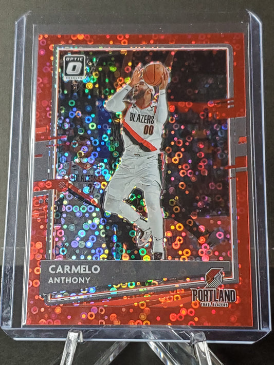 Carmelo Anthony - 2020 Panini Donruss Optic Red Fast Break Prizm #25: /85