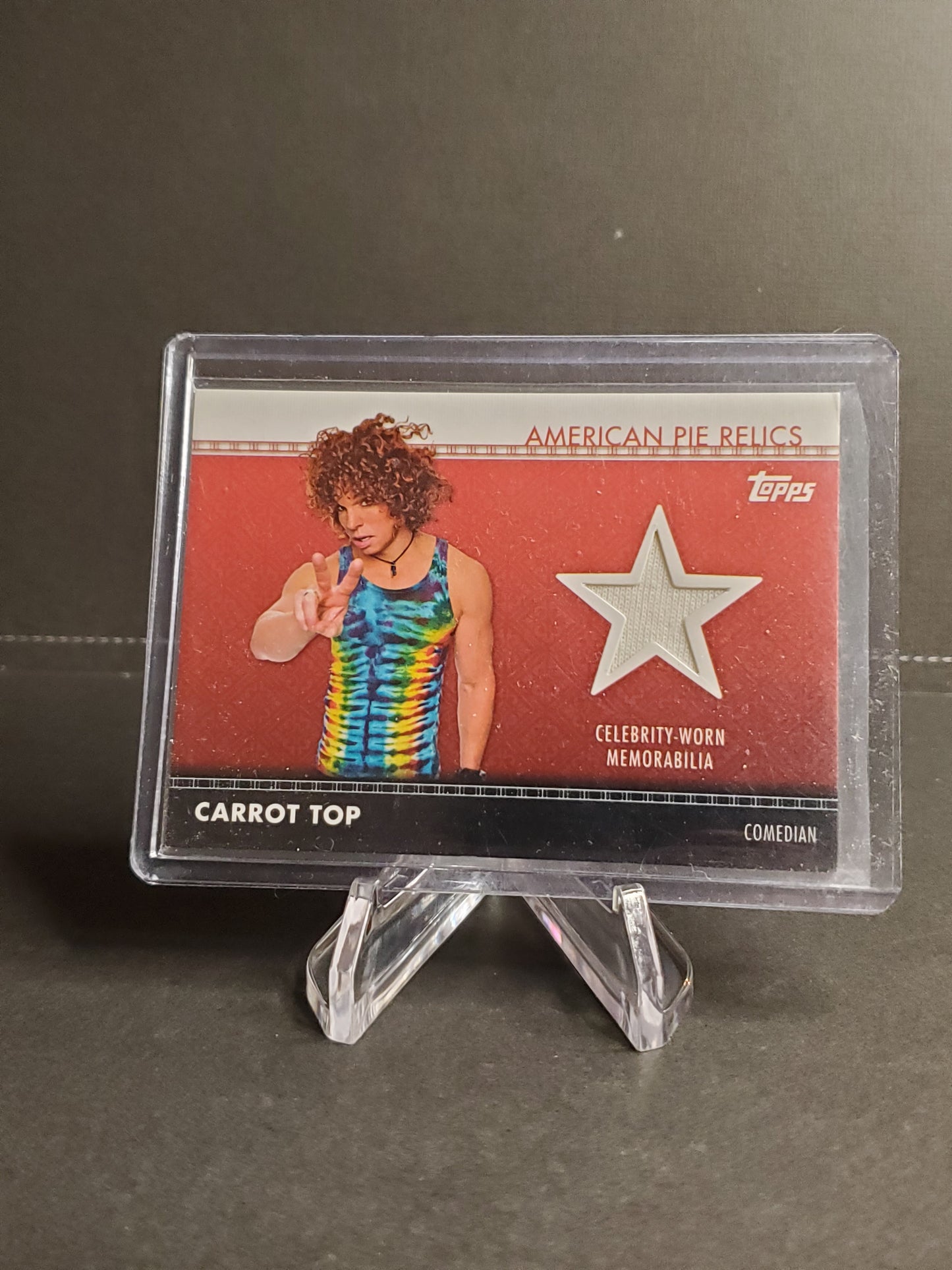 Carrot Top 2011 Topps Celebrity Worn American Pie Relics Worn Patch #APR-35