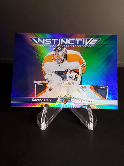 Carter Hart 2023/24 Upper Deck Series 2 Instinctive #IN-24