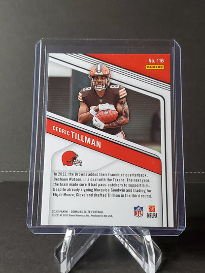 Cedric Tillman 2023 Panini Donruss Elite RC #116