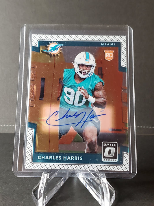 Charles Harris 2017 Panini Donruss Optic Football (RC) AUTO #120