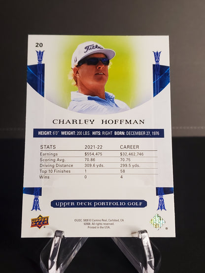 Charley Hoffman 2024 UD Portfolio Golf Artifacts #20