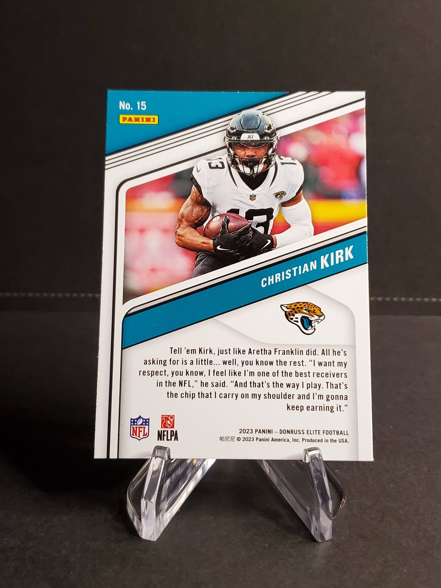 Christian Kirk 2023 Panini Donruss Elite Football Disco #15