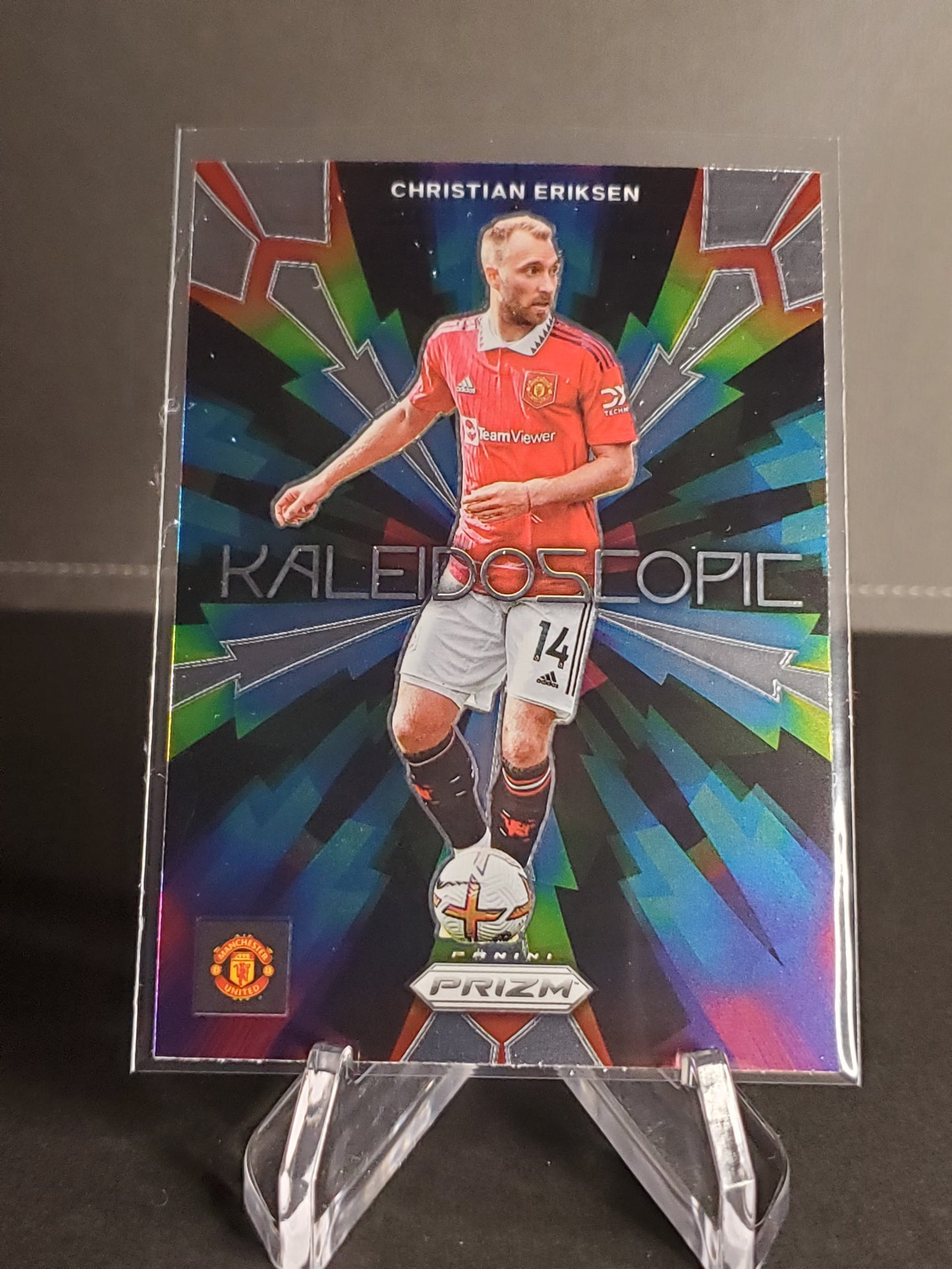 Christian Eriksen 2022-23 Panini Prizm Premier League Kaleidoscope #22