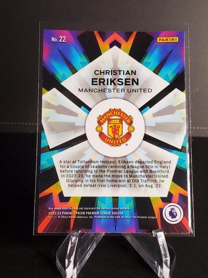 Christian Eriksen 2022-23 Panini Prizm Premier League Kaleidoscope #22