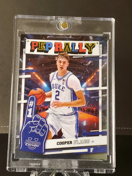 2025 Bowman Chrome U Cooper Flagg - Pep Rally INSERT # PR-6
