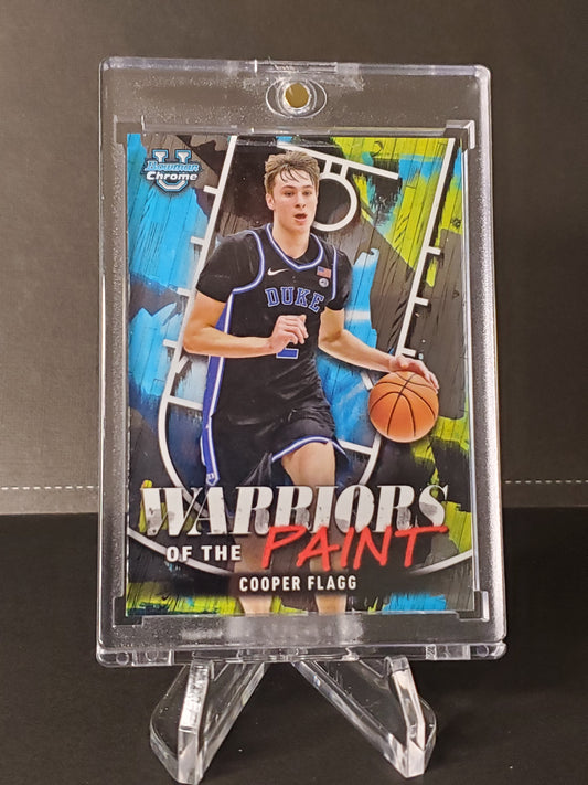 2025 Cooper Flagg Bowman Chrome U Warriors Of The Paint # WP-7 INSERT