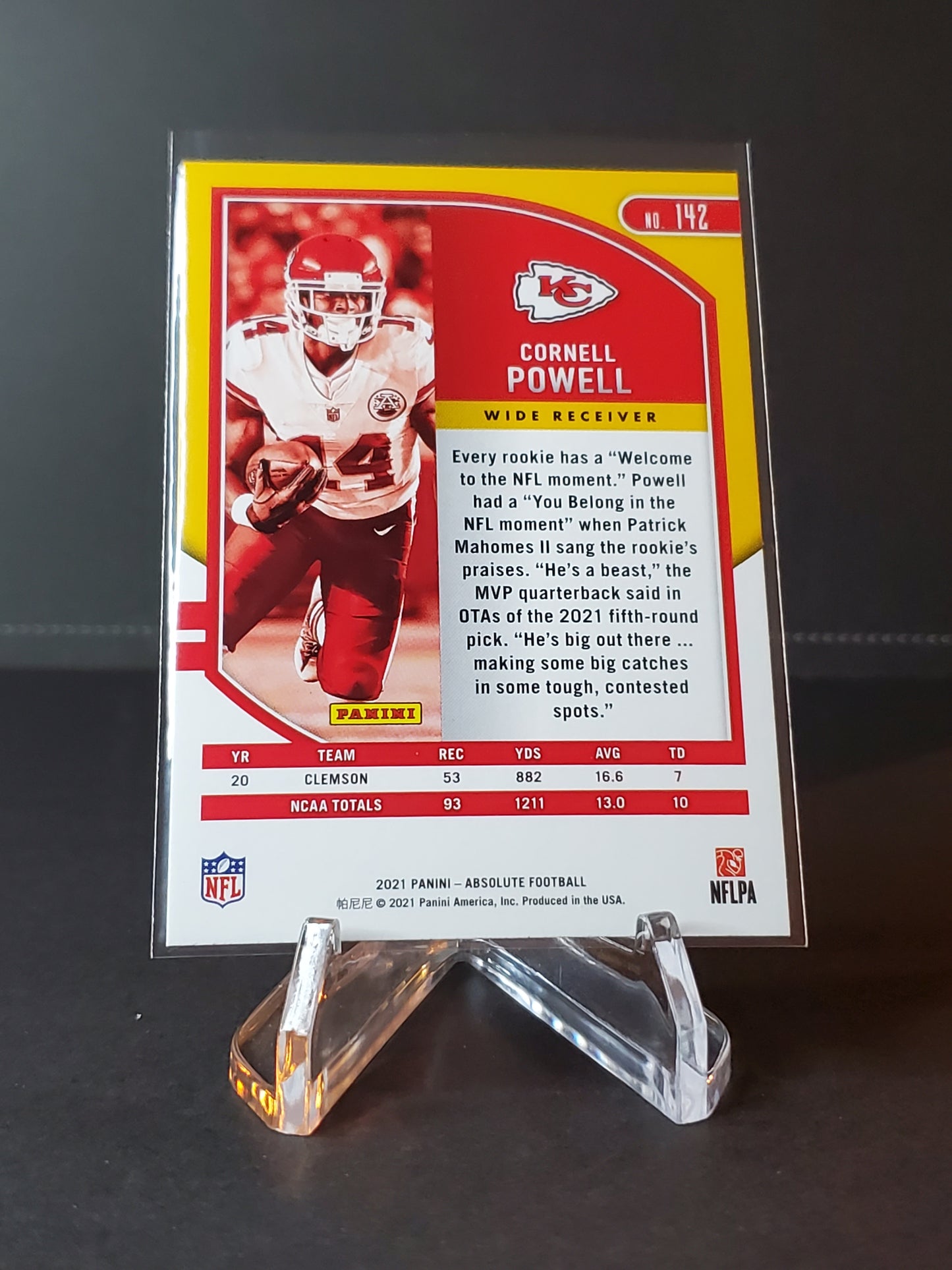 Cornell Powell 2021 Panini Absolute RC #142