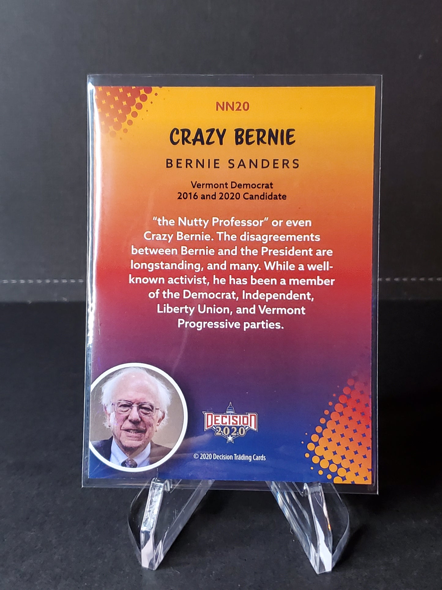 Crazy Bernie 2020 Leaf Decision Trump Nicknames #NN20