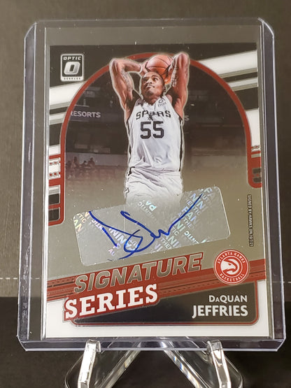 DaQuan Jeffries 2021 Panini Donruss Optic AUTO #SS-DQJ