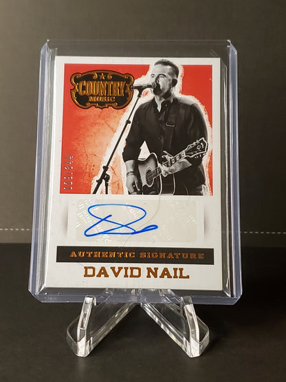 David Nail 2014 Panini Country Music AUTO #S-DN: /344