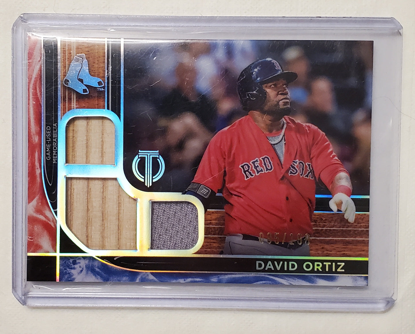 David Ortiz 2022 Topps Tribute Triple Relic #TTR-DO /299