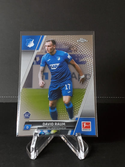 David Raum 2021-2022 Topps Chrome Bundesliga RC #50